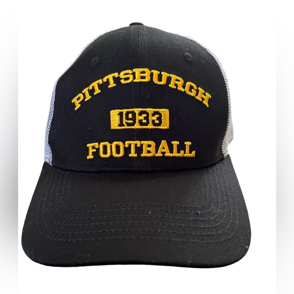 NWT Pittsburgh 1933 Football hat Mesh Adjustable Embroidered Baseball Cap - Picture 1 of 7